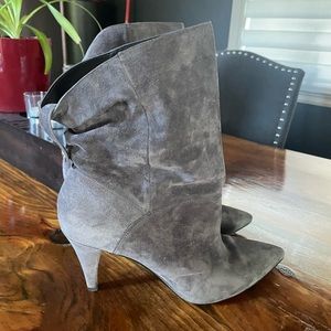 Bottes suéde gris